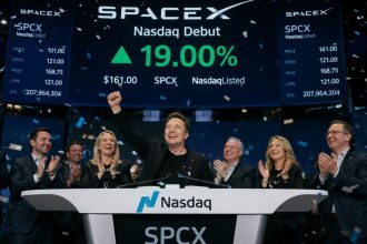 SpaceX IPO Ends With $2 Trillion Shock: SPCX Jumps 19% in Biggest Stock Market Debut Ever