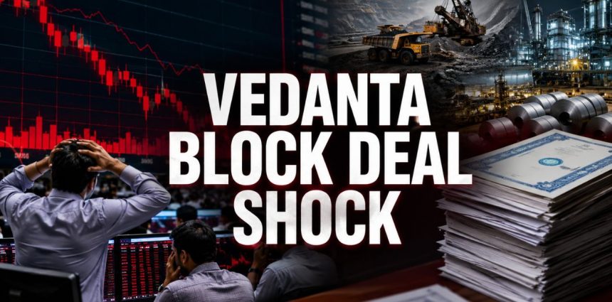Vedanta Drops 6% as Promoter Likely Sells 1.8% Stake for Rs 2,149 Crore