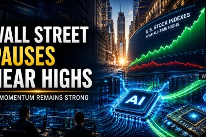 Wall Street Pauses After Record Highs as AI Spending Boom Lifts HPE and Marvell