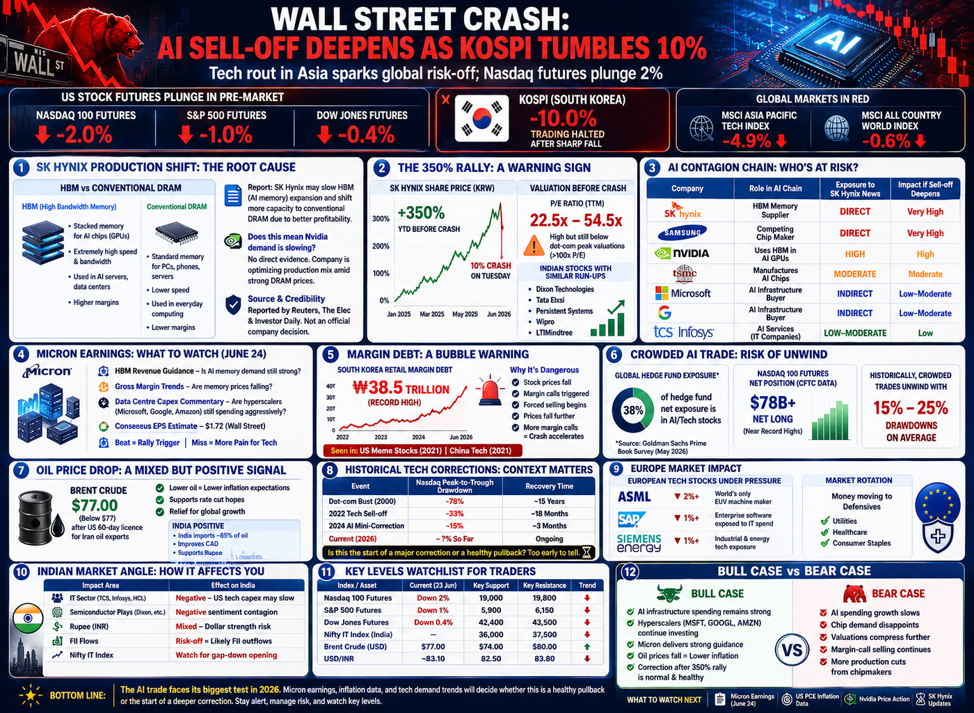 Wall Street sell-off and AI turmoil