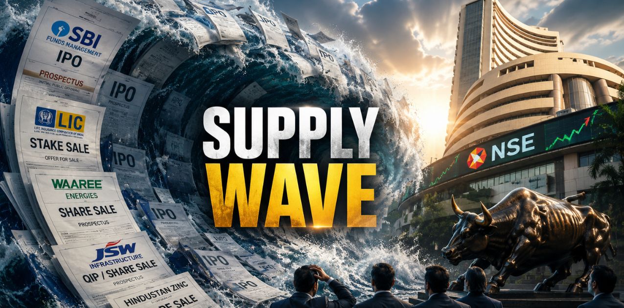 ₹52,000 Crore Equity Supply Wave Tests India's Market Liquidity