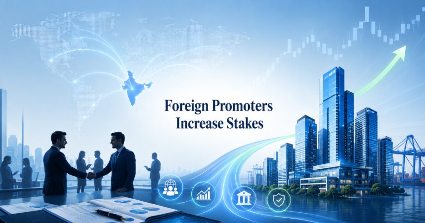 21 Nifty-500 Firms See Foreign Promoter Stake Increase Even as FPIs Sell ₹1.8 Lakh Crore