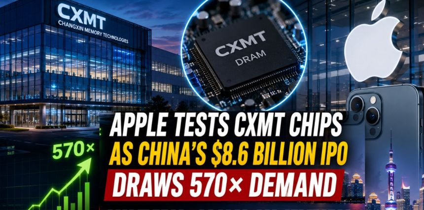 Apple Tests CXMT Chips as China's $8.6 Billion IPO Draws 570× Demand