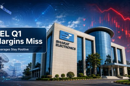 Bharat Electronics Q1 Revenue Up 25%, Profit Up 8%, But Margins Miss — Stock Falls 4%