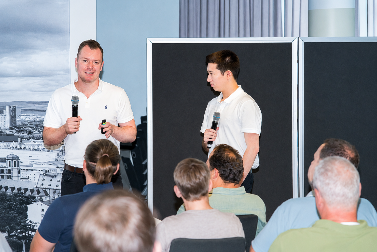 Business seminar in progress