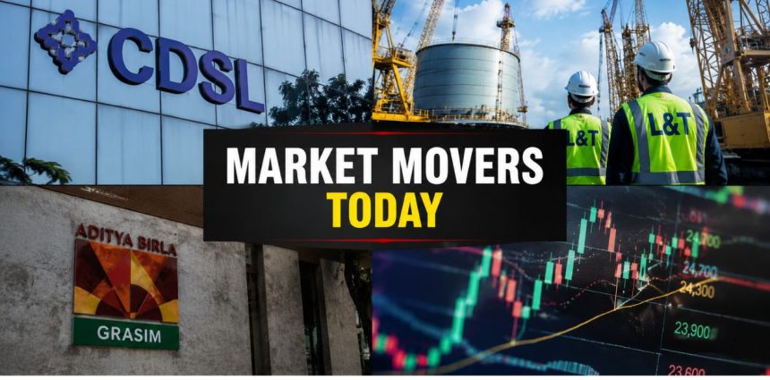 CDSL Penalty, L&T Mega Orders and Q1 Earnings Set Up a High-Impact Trading Day