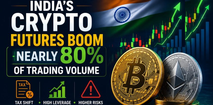 Crypto Futures Account for 80% of India's Trading Volume as Tax Rules Shift Activity