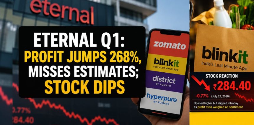 Eternal Q1 FY27 Revenue Hits ₹20,211 Cr; Blinkit Turns Profitable for First Time