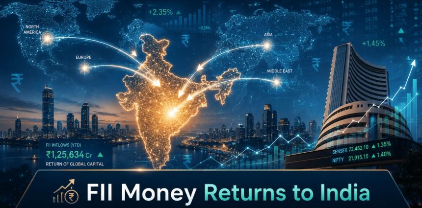 FPI Inflows Reach $2.5 Billion in Early July as Foreign Investors Return to India