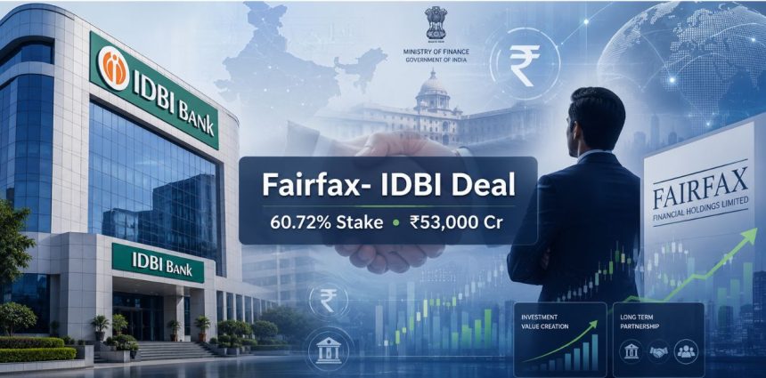 Fairfax Reportedly Selected for 60.72% IDBI Bank Stake Sale in ₹53,000 Crore Deal