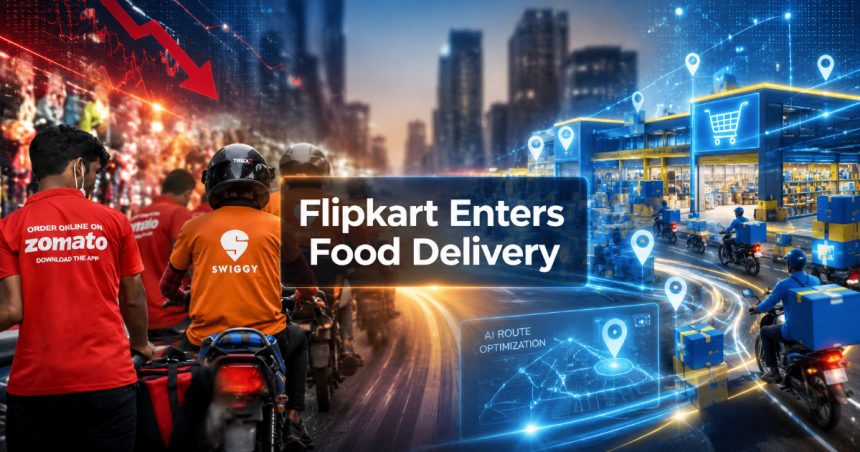 Flipkart to Enter India's Food Delivery Market, Swiggy and Zomato Shares Dip Up to 4%