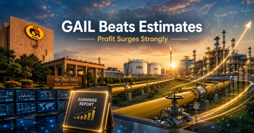 GAIL Q1 FY27 Results Gas Marketing Growth Drives Profit to ₹4,671 Crore, EBITDA Surges