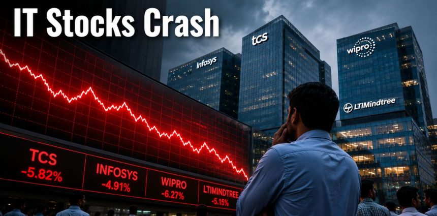 IT Stocks Crash 50% From Peaks As AI Fear Hits TCS, Infosys