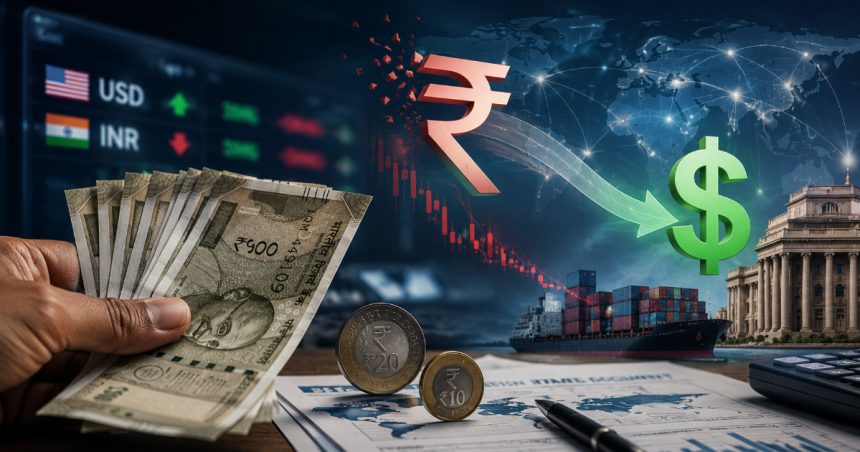 Indian Rupee Falls Nearly 1% This Week, Slips Past 95 Per Dollar For First Time In 3 Weeks