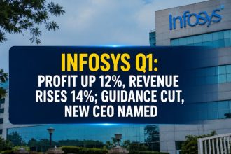 Infosys Q1 Beats on Revenue, Misses on Outlook: FY27 Guidance Cut as New CEO Takes Centre Stage