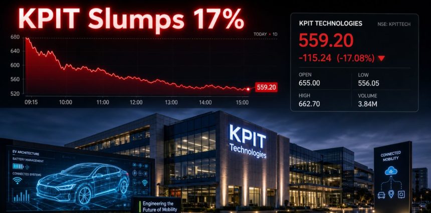 KPIT Technologies Stock Tanks 17%, Three Brokerages Cut Targets