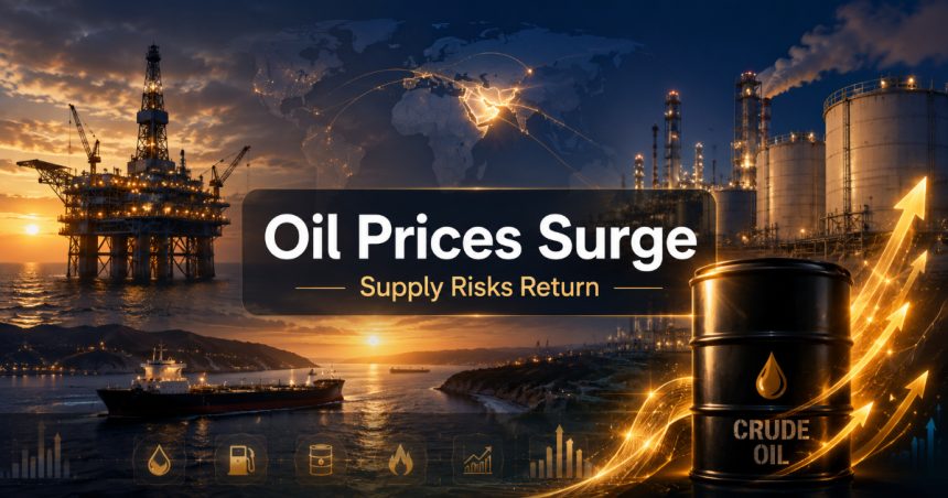 MCX Crude Oil Climbs Over 4% as Middle East Conflict Raises Supply Disruption Risks