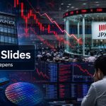 Nikkei Falls 3.6% as Chip Stocks Advantest, Tokyo Electron Tumble on Wall Street Selloff