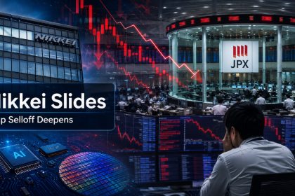 Nikkei Falls 3.6% as Chip Stocks Advantest, Tokyo Electron Tumble on Wall Street Selloff