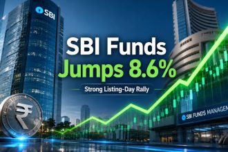 SBI Funds Management Lists Below GMP but Stock Jumps 8.6%; Emkay Sees ₹750 Target
