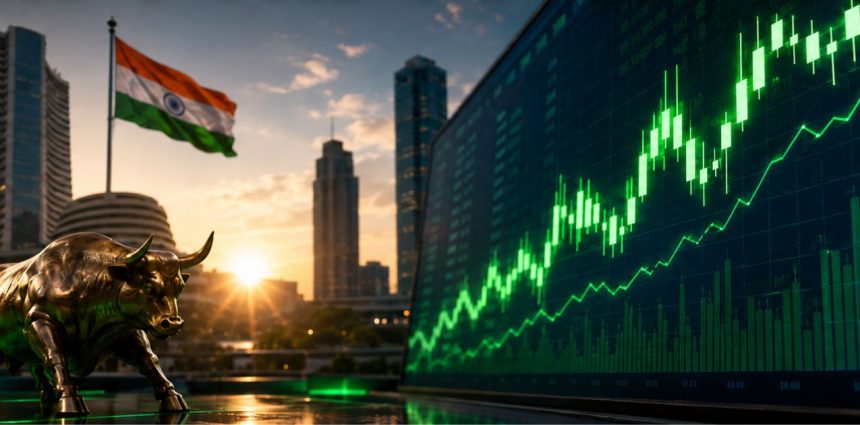 Sensex Opens 66 Points Higher, Nifty Near 23,900 Mark