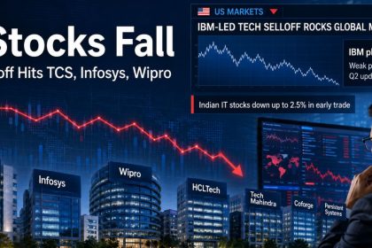 TCS, Infosys, Wipro and Other IT Stocks Fall Up to 2.5% After IBM Crash
