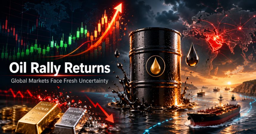 Trump Says Iran Ceasefire Is Over Brent Crude Jumps 6%, Gold-Silver ETFs Fall 3%