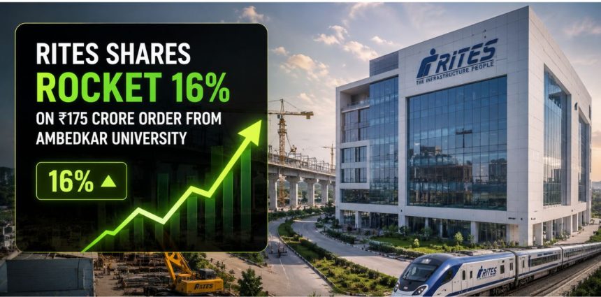 Why Is RITES Stock Up 18% Today? Rs 175 Crore Order Explained
