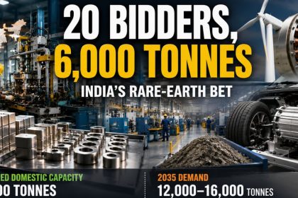 20 Bidders, 6,000 Tonnes India’s Rare-Earth Bet Faces a Catch