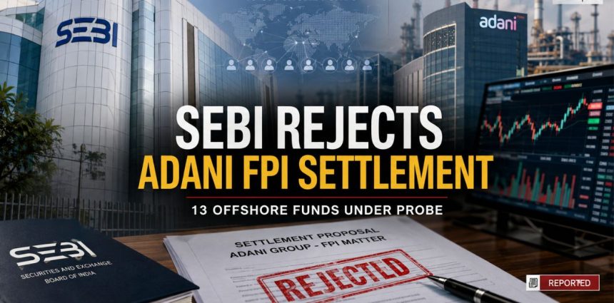 Adani FPI Probe Gets a Fresh Twist After SEBI Says No to Settlement