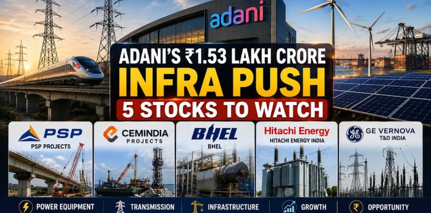 Adani’s ₹1.53 Lakh Crore Infrastructure Build-Out Is Creating a New Stock Trail