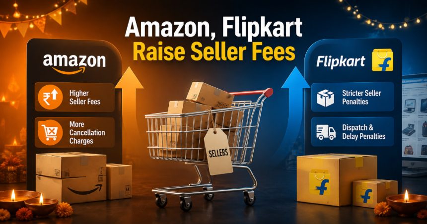 Amazon, Flipkart Sellers to Pay More — Cancellation Fees Up to 10%, Penalties Up to ₹90