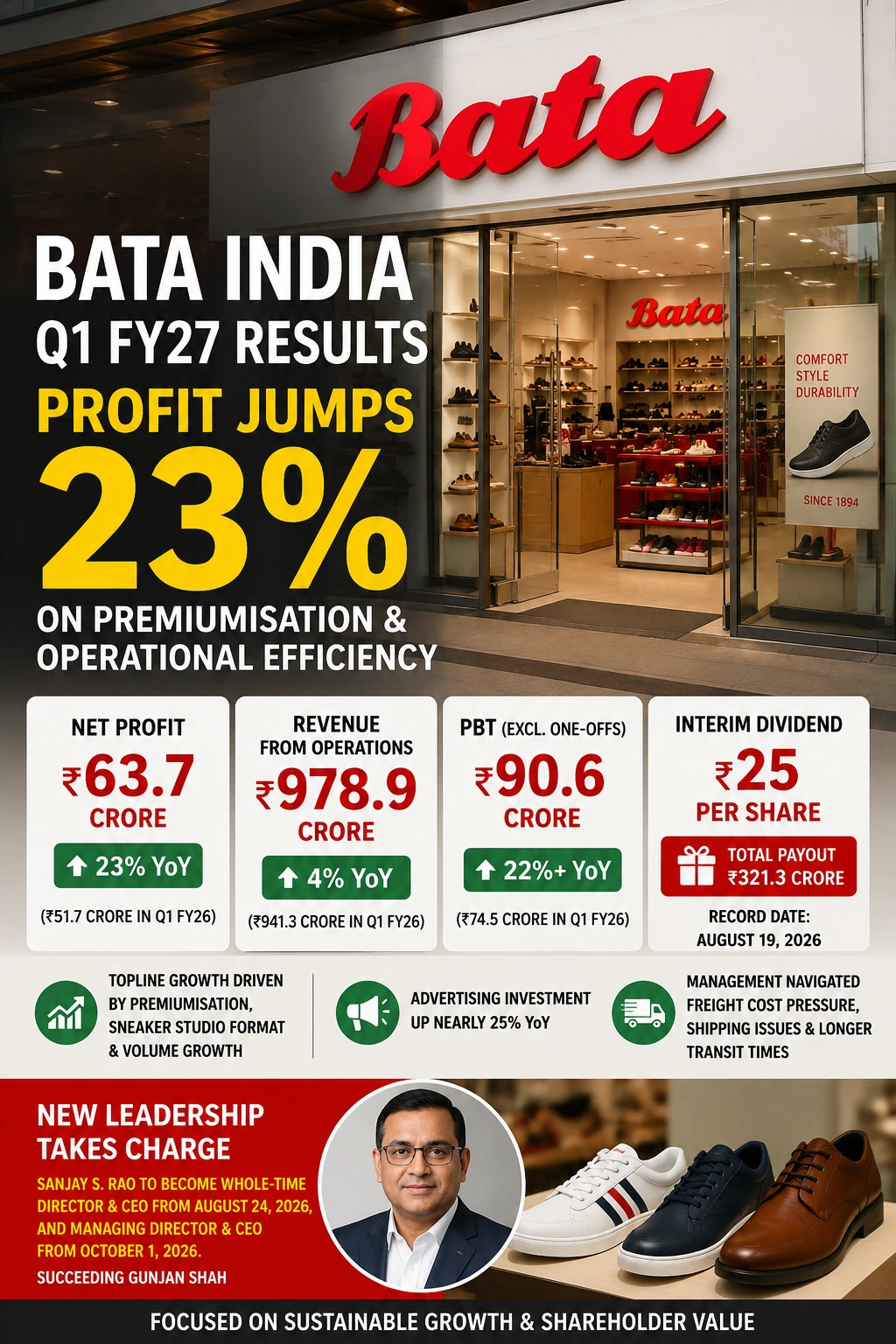 BATA INDIA Q1FY27