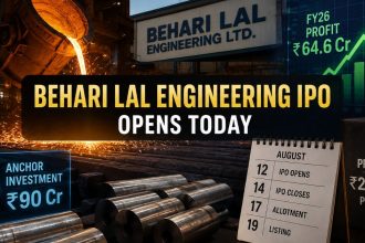 Behari Lal Engineering IPO Opens Today: ₹90 Cr Anchor Bet Meets ₹64.6 Cr Profit