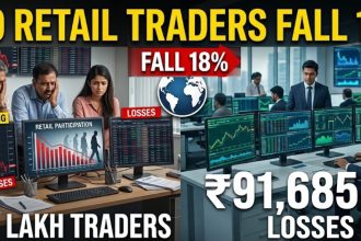 F&O Retail Traders Fall 18% to 87.5 Lakh in FY26 as Losses Hit ₹91,685 Cr