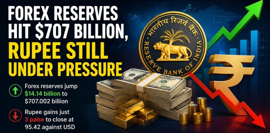 Forex Reserves Hit $707 Bn, Rupee Still Under Pressure