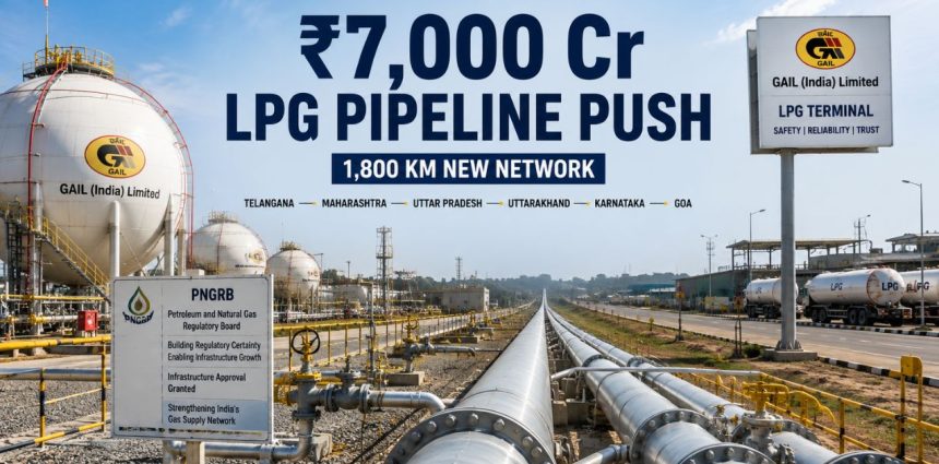 From Cherlapally to Sitarganj GAIL to Build 1,800-km LPG Pipeline Network Worth ₹7,000 Crore
