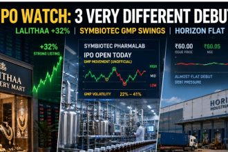 IPO Watch: Lalithaa Soars 32%, Symbiotec Opens as GMP Swings