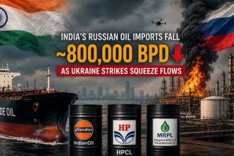 India’s Refiners Chase Oil as Far as the Americas as Russian Imports Fall ~800,000 BPD