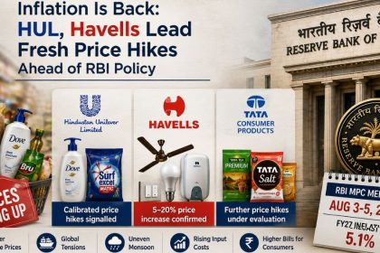 Inflation Is Back: HUL, Havells Lead Fresh Price Hikes Ahead of RBI Policy
