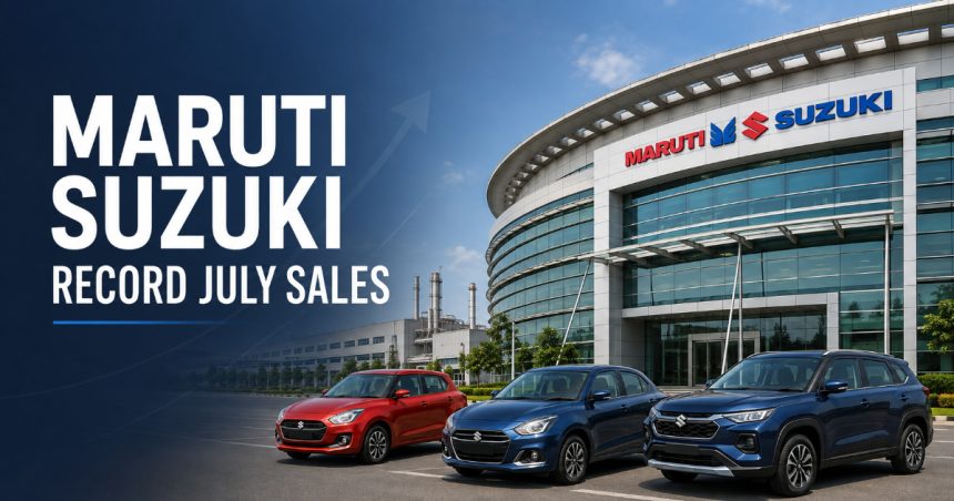 Maruti Suzuki July Sales Hit 2,00,123 Units Domestically, Overall Volumes Cross 2.4 Lakh