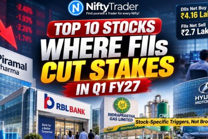 Not All FII Stake Cuts Were Sell-Offs: What Q1 Shareholding Data Reveals About 10 Indian Stocks