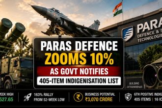 Paras Defence Hits 52-Week High on Heavy Volume After 163% Run