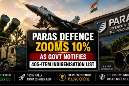 Paras Defence Hits 52-Week High on Heavy Volume After 163% Run