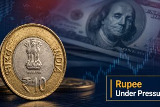 Rupee Slips to 95.68 as Crude Nears $91 and Dollar Demand Rises