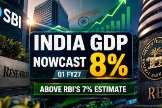SBI Q1 GDP Nowcast at 8% vs RBI’s 7%: The Growth Surprise That Could Reprice Indian Stocks
