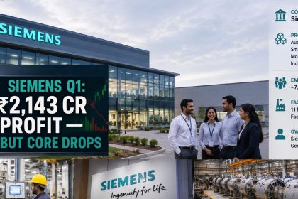 Siemens Q1 Results: ₹2,143 Cr Profit Hides 19% Core Drop