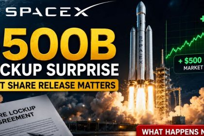 SpaceX Lockup Fear Fades After $500B Rally. Bigger Test Ahead