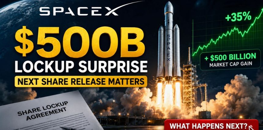 SpaceX Lockup Fear Fades After $500B Rally. Bigger Test Ahead