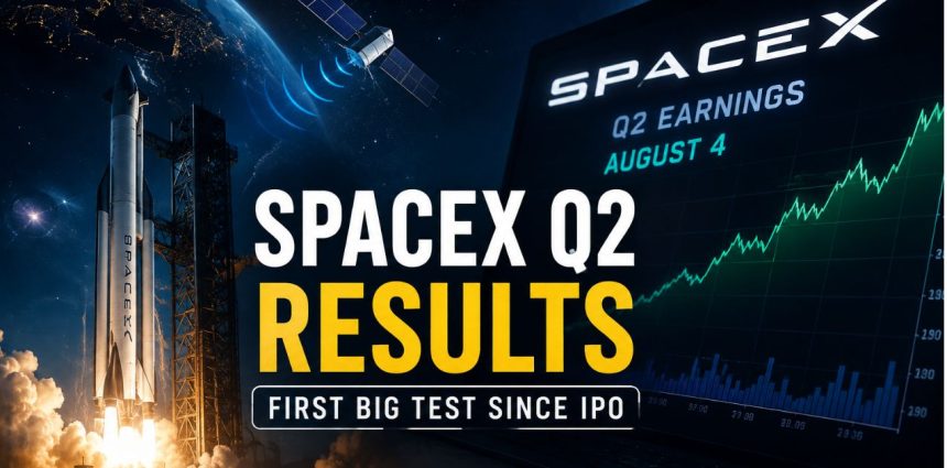 SpaceX Q2 Results: First Big Test Since IPO as Investors Await Key Updates